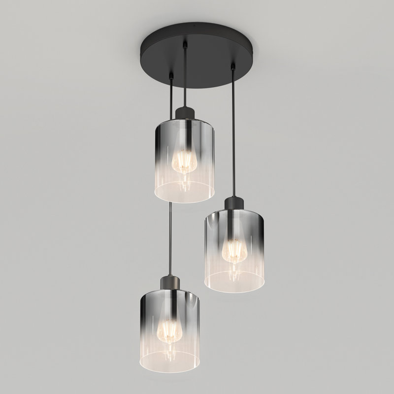 Luminaire suspendu moderne 3 lumières Belding