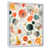 White Floater Framed