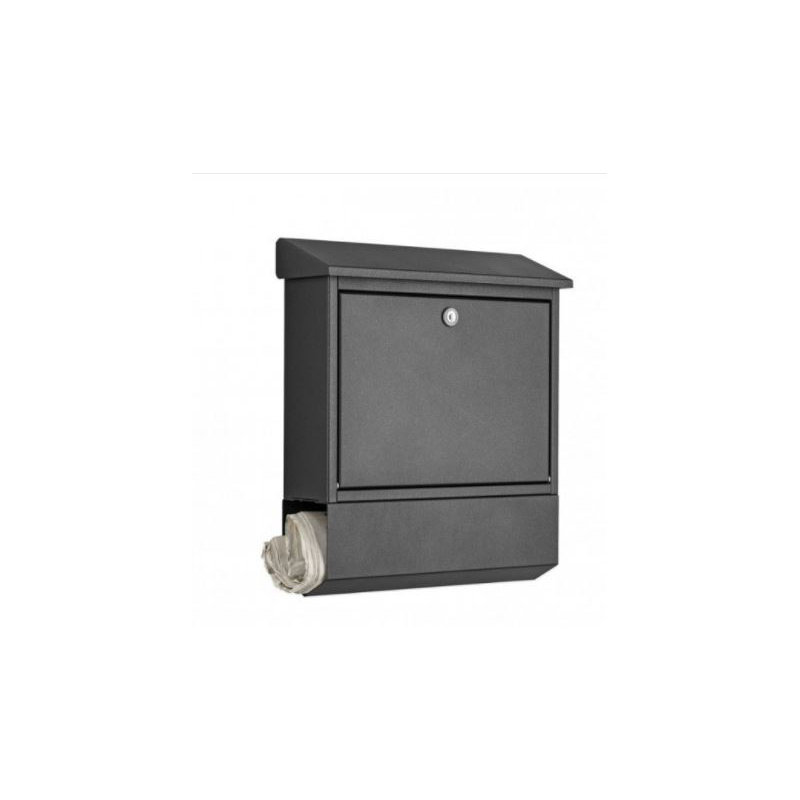 Boîte aux lettres murale en aluminium