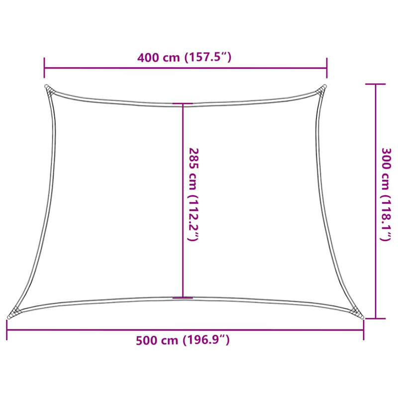 Dakota Fields Plastic Cover Retractable Freestanding Awning, Blue, 500cm W x 300cm D