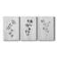 Neutre Meadow I - ensemble de 3 impressions sur toile tendue-724423289