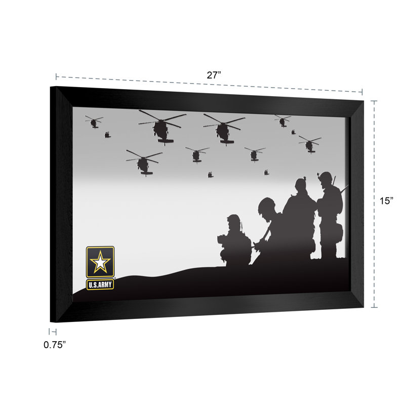Wood Rectangle Wall Mirror