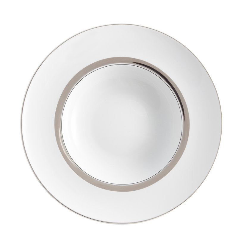 Domo Gold 9.92" Dinner Plate, Platina