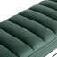 Banc capitonné avec tablette en métal et banc en métal Sherpa-539824130