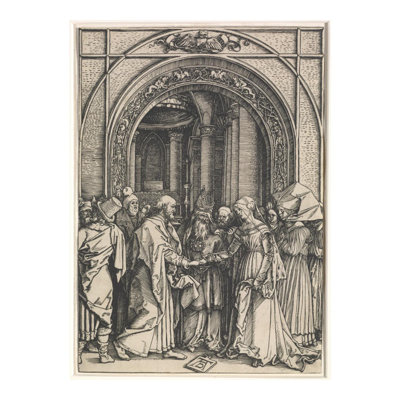 Le fiançailles de la Vierge par Albrecht Dürer - Estampe numérique