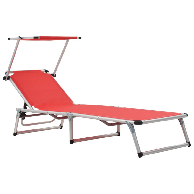 Dolores Reclining Deck Chair, Red