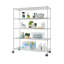 Étagère à roulettes en acier à 5 niveaux TRINITY EcoStorage NSF avec roues (l 60 po x P 24 po)-343356585