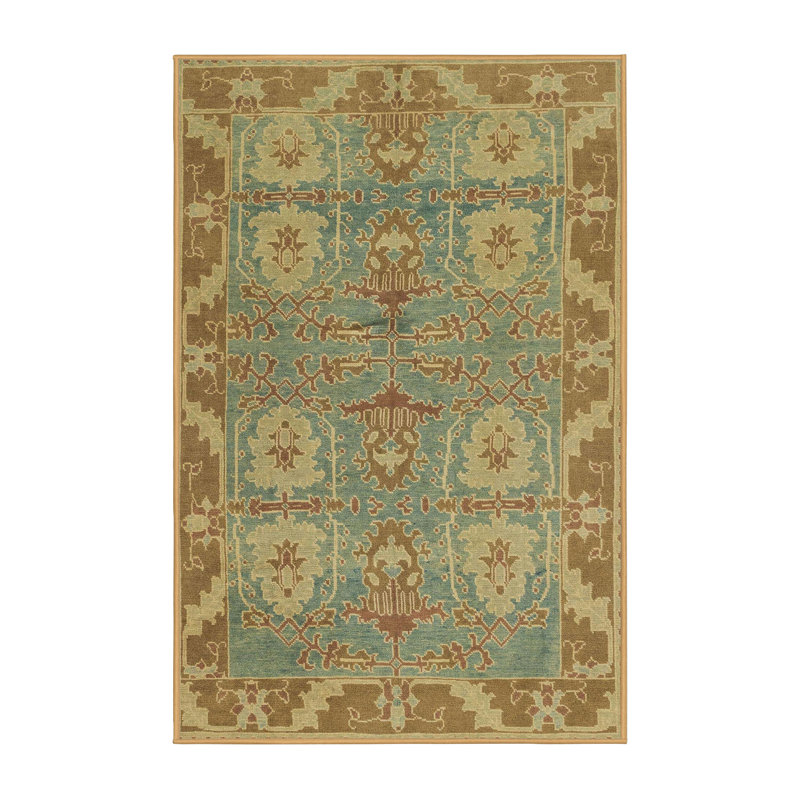 Tapis décoratif multicolore à motif abstrait, Rectangle 6 pi x 9 pi