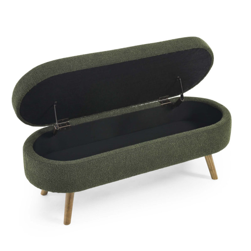 Repose-pieds avec rangement Faringdon, Vert
