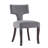 Modern Upholstered Side Dining Chairs – Curved Backrest & Wood Frame-114308615
