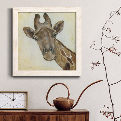 " Patterned Giraffe " Painting Print