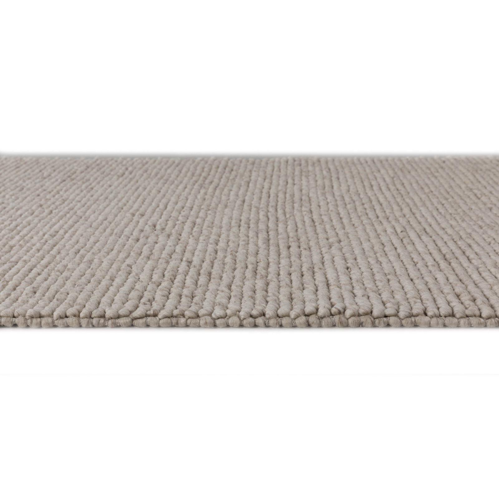 Elida Handwoven Flatweave Wool Area Rug, Rectangle 3' x 5', Beige