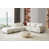 White Wool/Polyester Blend
