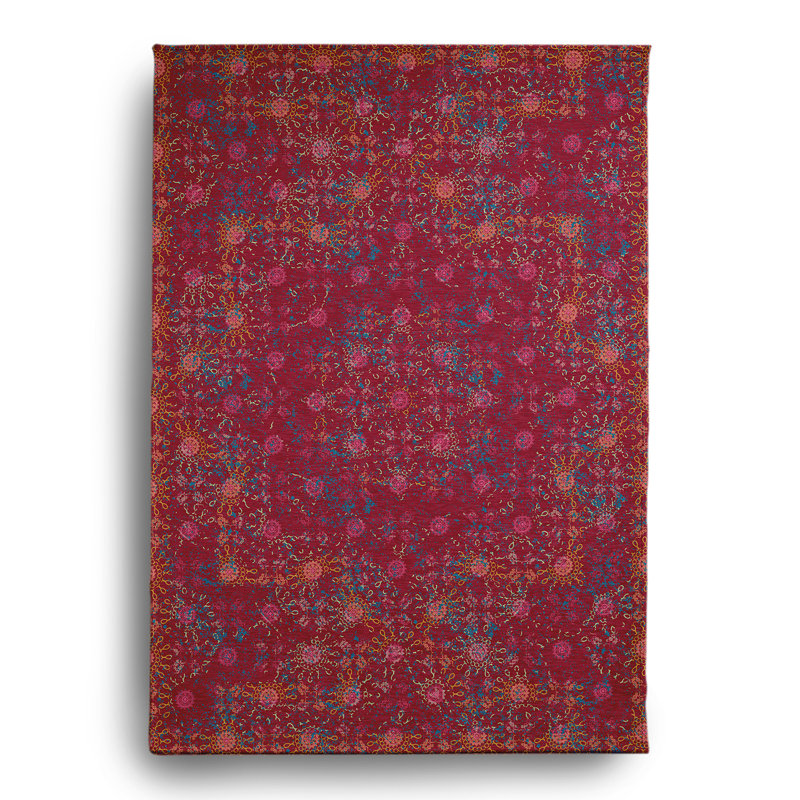 Chenille Floral Indoor Rug, Rectangle 5' x 7'