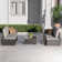 Wicker Modular Outdoor Conversation Set Of 3