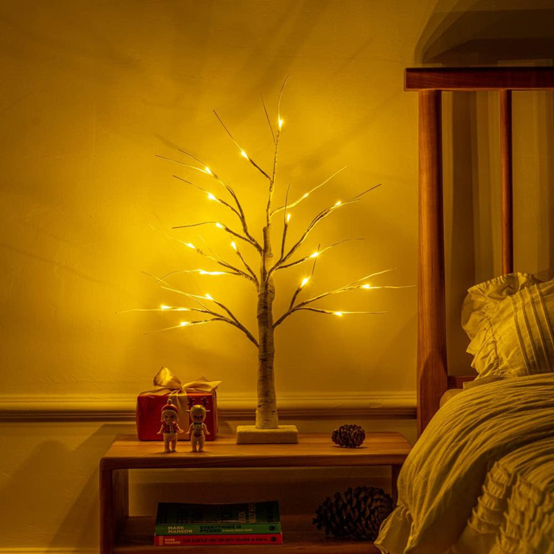 Jael 24' H Lighted Artificial Christmas Tree