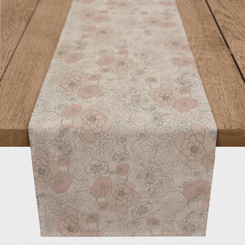 Rectangular Table Runner, 72" x 16", Tan