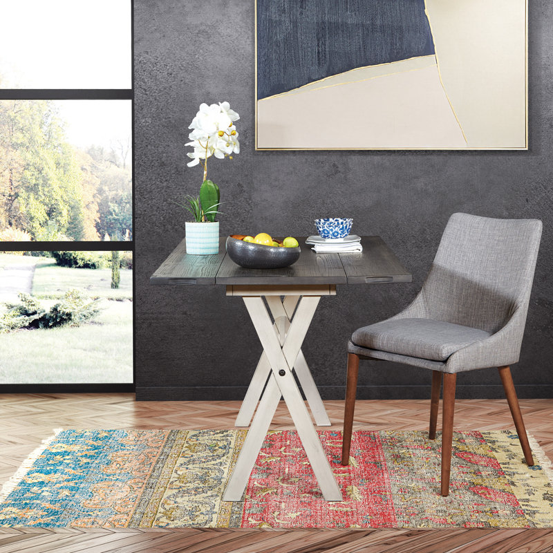 Meilani 47.75'' Console Table, Off White/Charcoal