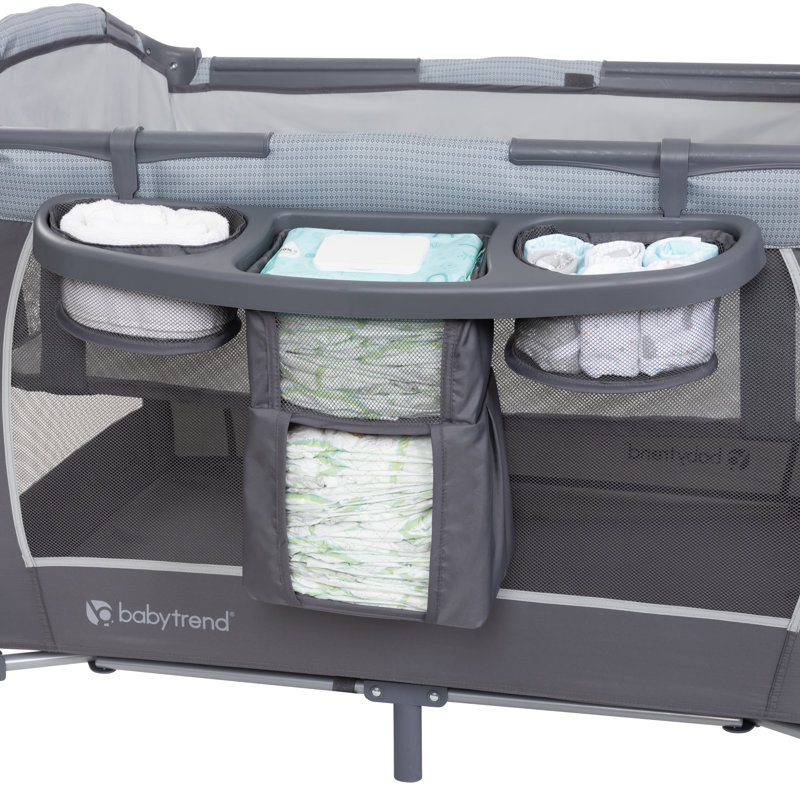 Cozy Grey Bassinet with Mattress