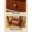 Phonographe de plancher en bois massif rétro vintage - Gramophone de platine rétro pour salon classique