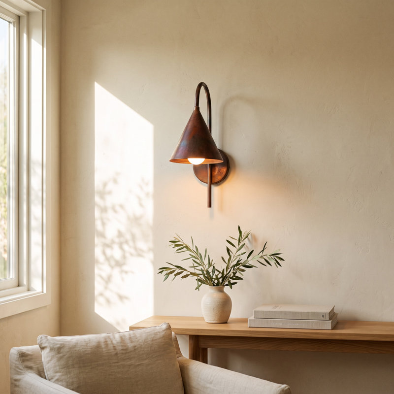 Zephyr Iron Plug-in Wallchiere, Rust/Yellow