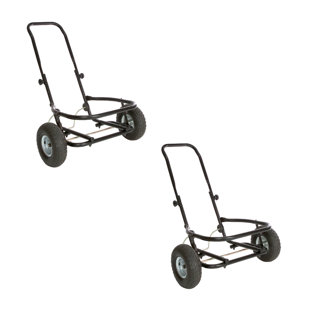 Little Giant Multi Purpose Pneumatic Utility Muck Cart (Set of 2)