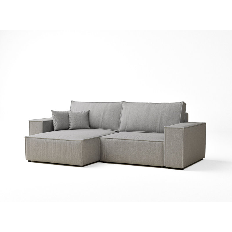3 Seater Corner Sofa, Beige, Left Hand Facing