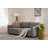 Stylish 3-Seat Sofa Bed, Grey Polyester Fabric, 86.6 x 32.7 x 31.5 inches | Wooden & MDF Frame, 100% Environmentally Friendly | Comfortable Medium Hard Foam, Ideal for Living Room & Guest Room with Storage Chest-1889540479