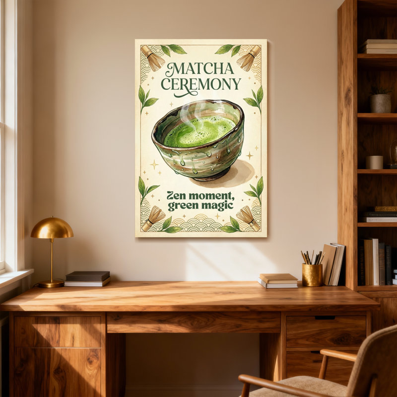 Cérémonie Fashion Matcha Zen Moment Magic, H 30 po x l 20 po