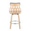 Tabouret de comptoir pivotant 26 po Tullyrusk-70377067
