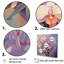 Élégante géométrie, bouquet mauve sur toile-1055798077-1055798074