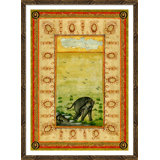 Elephant At Play In Landscape Giclee Print by Soicher Marin Archives