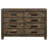 Gurmaan 8-drawer Dresser Rustic Golden Brown