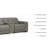 Adaam 85.5'' Leather Power Reclining Corner Sectional