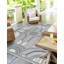 Tapis blanc et noir Aucun-1163620585