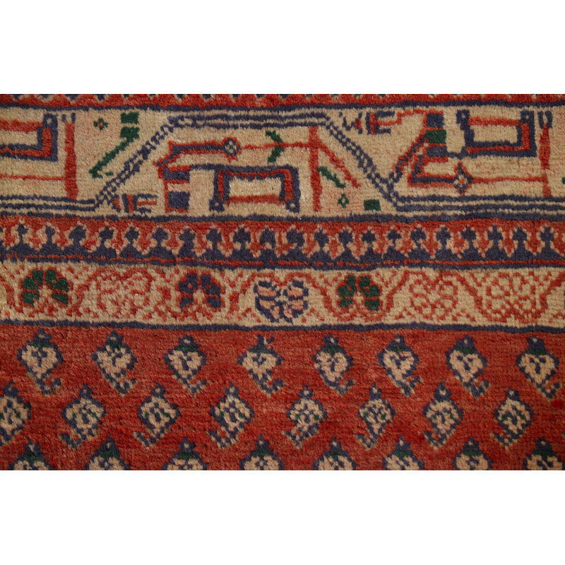Tapis rouge Red Boteh Botemir