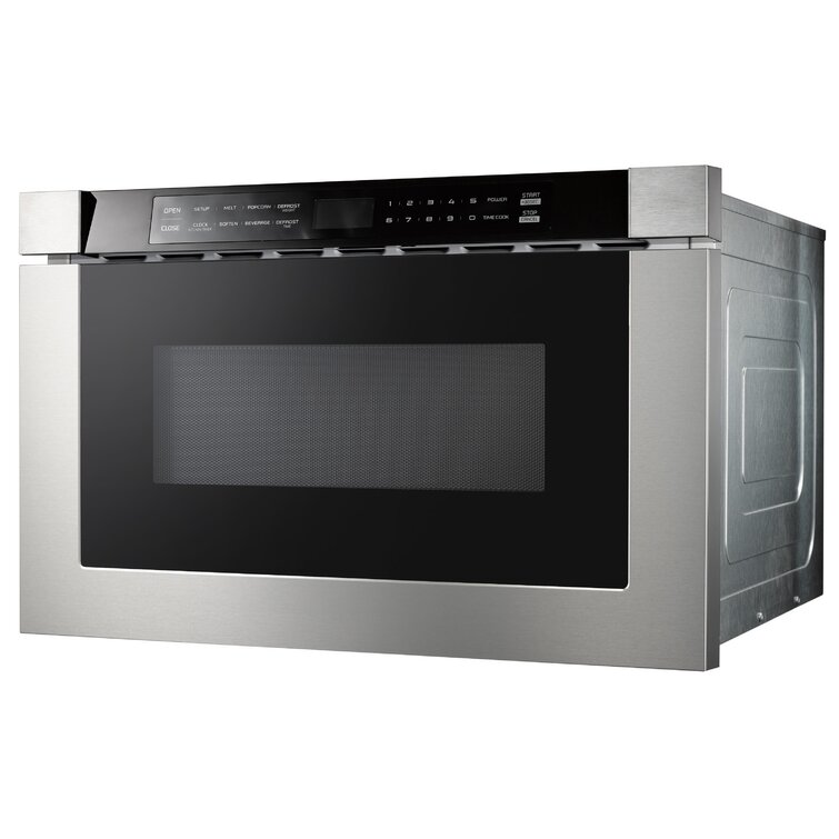All Microwaves - Package Sharp 24 1.2 Cu. Ft. Built-in Microwave Drawer  Stainless Steel and 24 Built-In Induction Cooktop Side Accessories  Included - Best Buy