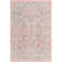 Tapis oriental rose poudre Exann