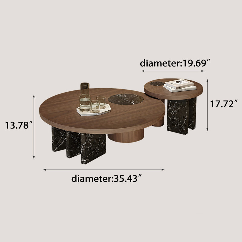 table d'appoint petite table basse avec chariot