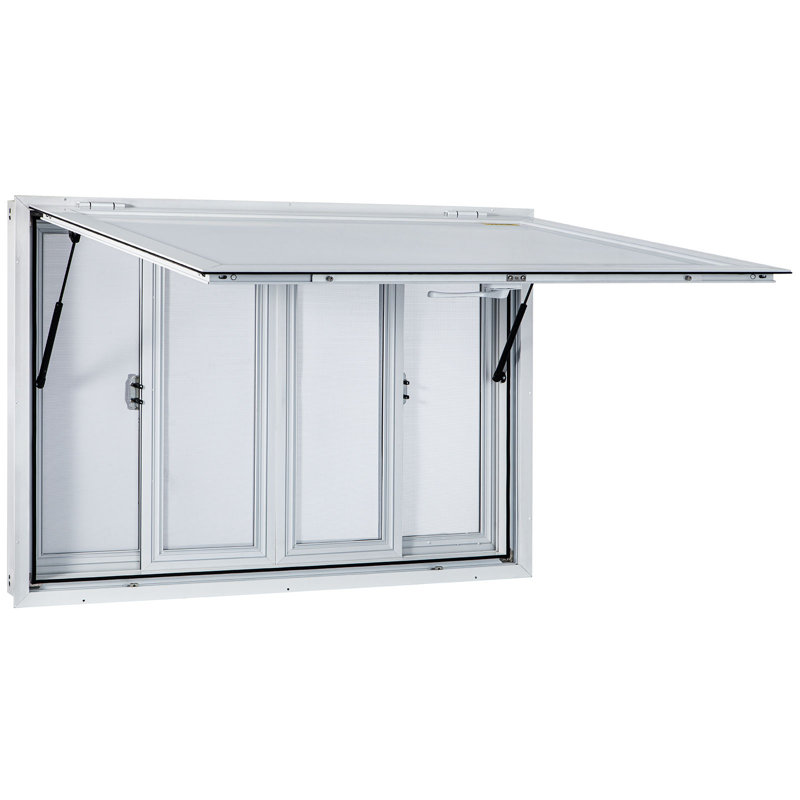 Auvent pour porte / fenêtre rétractable VEVOR D, H 33 po x l 53 po x P 4 po