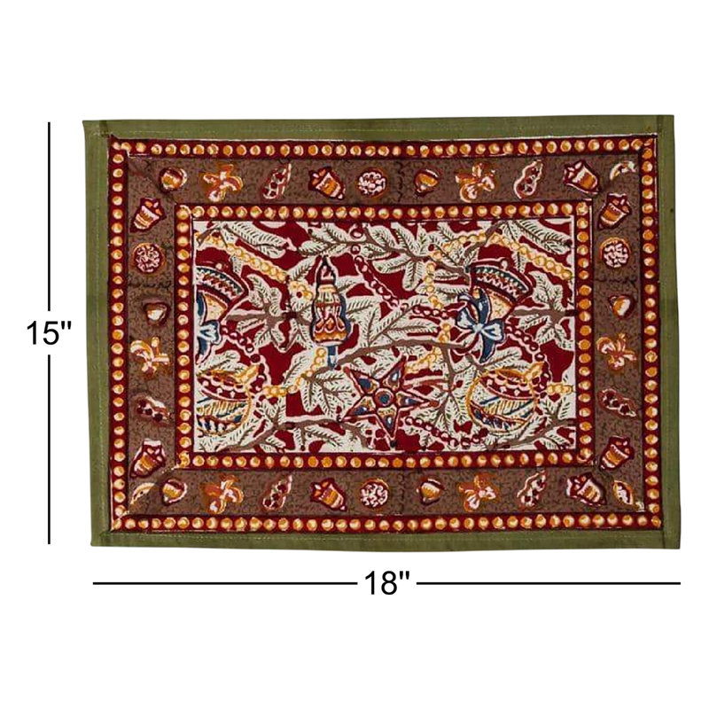 Noel 100% Cotton Rectangle Placemats