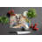 Decorating Easter Australian Cattle Dog Glass Cutting Board