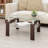 Catellini Vintage Coffee Table Living Room Table with Double-layer Storage and Solid Metal Legs-727870008