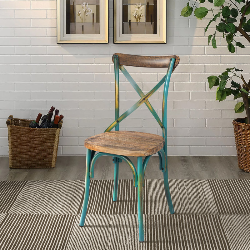 Chaise d'appoint Adelaide, Turquoise antique