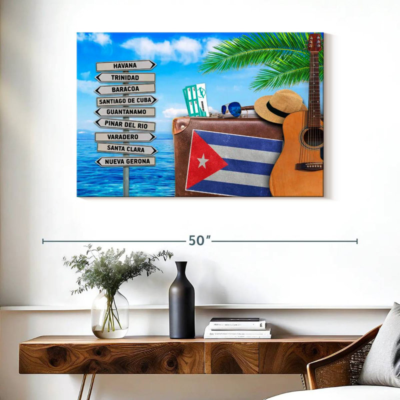 Borges Cuban Summer Holiday, H 26 po x l 39 po