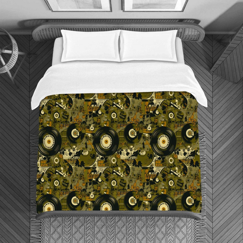 Jazz Music Duvet Cover, Twin Duvet Cover