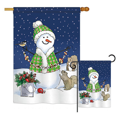 Double Sided Polyester Animal Flag Set