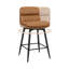 Tabouret de comptoir pivotant 26 po avec structure en métal-131635109