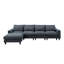 Canapé modulaire 5 pièces rembourré-1367591369