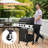 3-burner Propane Gas Grill With Side Burner